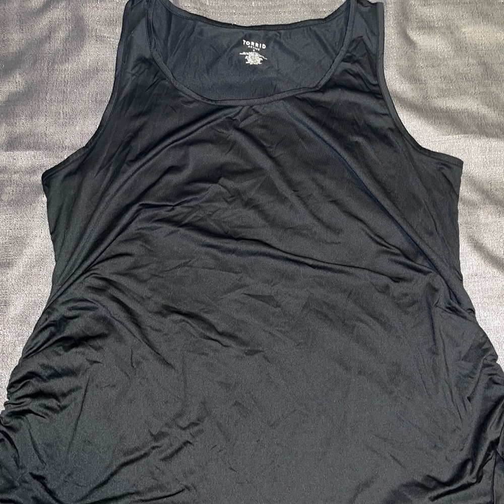 Torrid Black Racerback Active Tank Size 3